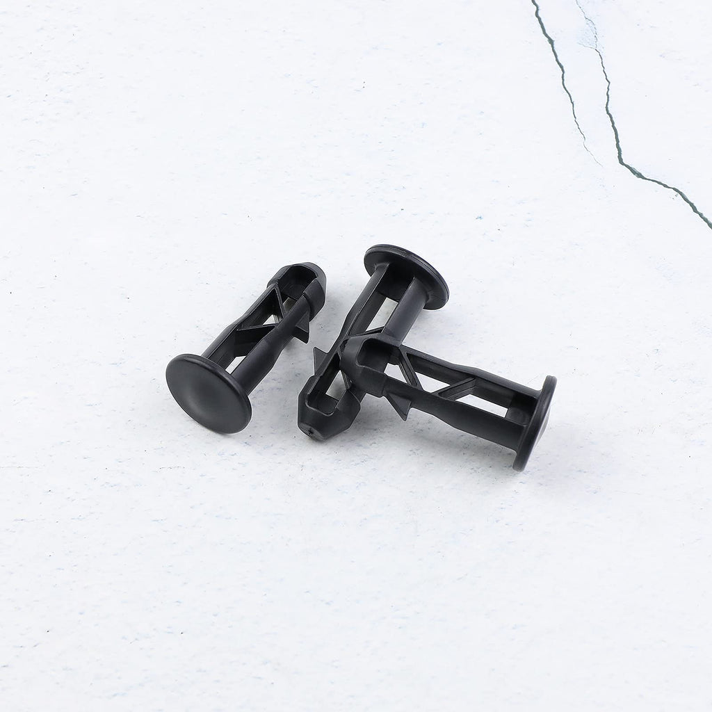 3 Paar Scharnierstifte für Mülltonnendeckel, 65mm x 18mm, schwarzer Kunststoff, passend für 240L Mülltonnen im Freien