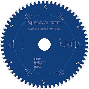 Bosch Professional Kreissägeblatt Expert for Multi Material (216 x 30 x 2,4 mm, 64 Zähne, Zubehör Kreissäge), 2608642493