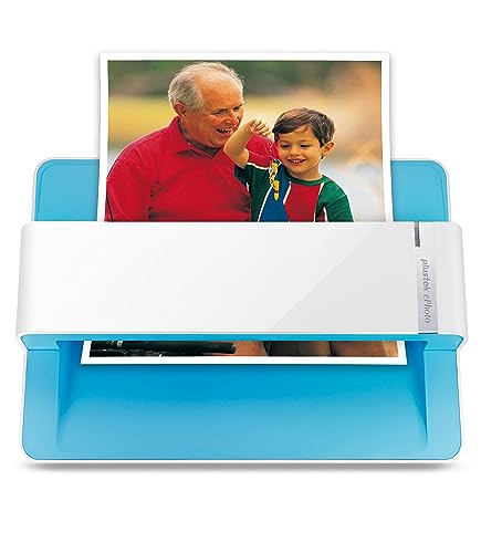 Plustek Foto-Scanner – ePhoto Z300 German Design Award 2018, scannt 4x6 Fotos in 2 s, automatische Ausrichtung und CCD-Sensor. Unterstützt Mac und PC.
