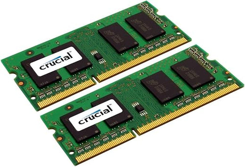 Crucial 16GB Kit (8GBx2) DDR3L 1600 MT/s (PC3L-12800) SODIMM 204-Pin - CT2KIT102464BF160B