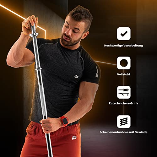 Hop-Sport Hantelset 39kg bis 99kg - Klappbare Hantelbank mit Gewichten, Verstellbare Langhantelablage, Trainingsbank für Bankdrücken, Stabiler Fitnessbank, 270 kg Max. Belastbarkeit