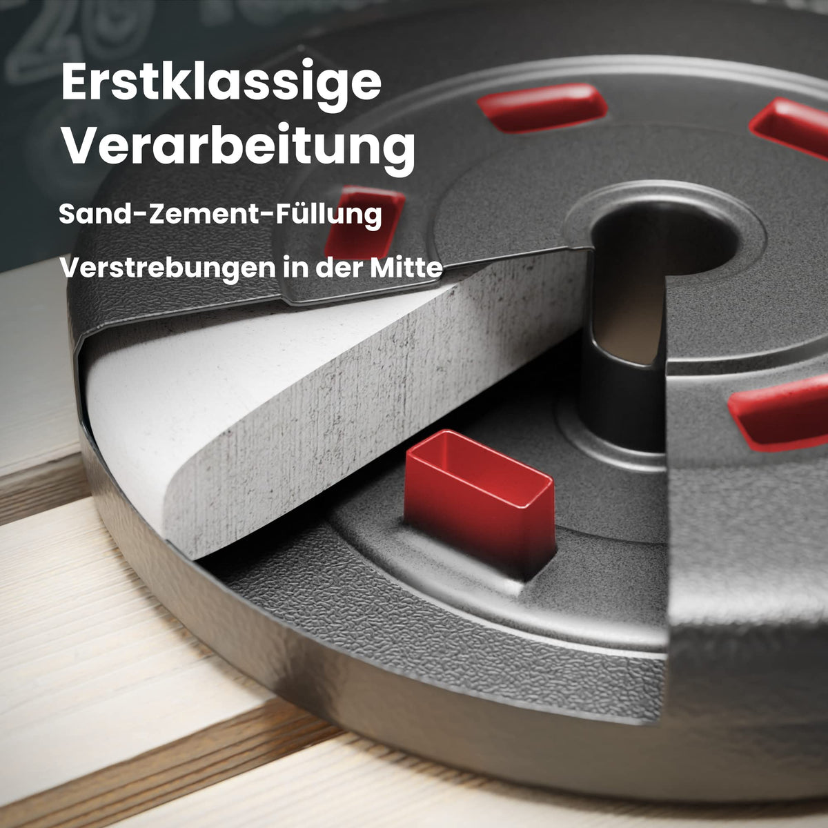 Hop-Sport Hantelset 39kg bis 99kg - Klappbare Hantelbank mit Gewichten, Verstellbare Langhantelablage, Trainingsbank für Bankdrücken, Stabiler Fitnessbank, 270 kg Max. Belastbarkeit