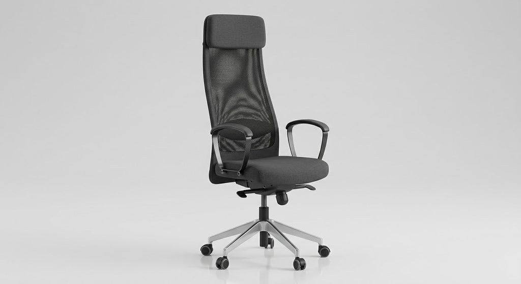 IKEA Markus Bürostuhl: Stellen Sie die Höhe und den Winkel Dieses Stuhls EIN, damit Sich Ihr Arbeitstag wohl fühlt (Dunkelgrau)