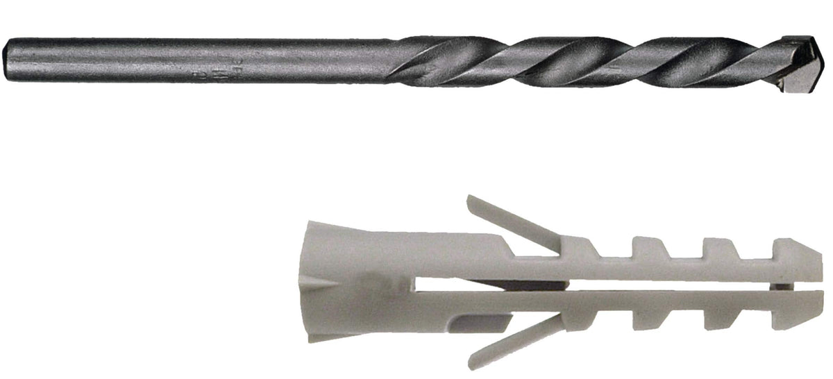 Connex Dübel-Sortiment 530-teilig – Polypropylen – Inkl. Bohrer