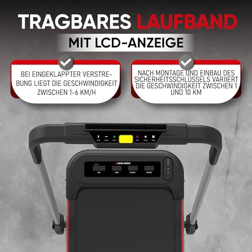 Elektrisches Laufband für den Heimgebrauch, klappbar, 1-2,5 PS, 12 voreingestellte Programme, LCD-Display, 1-10 km/h (1)