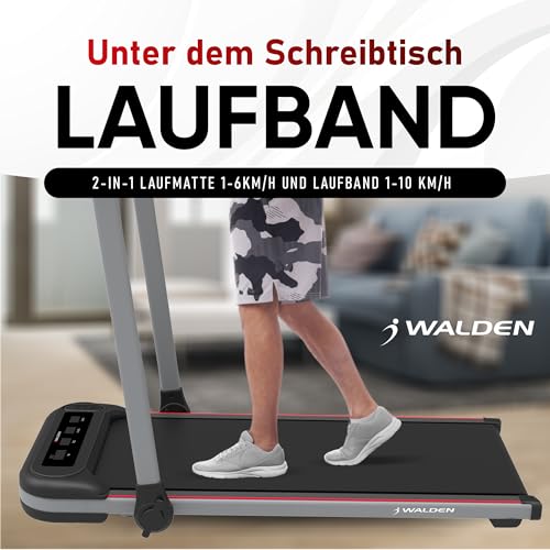 Elektrisches Laufband für den Heimgebrauch, klappbar, 1-2,5 PS, 12 voreingestellte Programme, LCD-Display, 1-10 km/h (1)