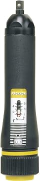 Proxxon 23347 MicroClick-Drehmomentschrauber MC5 1–5 Nm mit Kunststoffkoffer, Schwarz