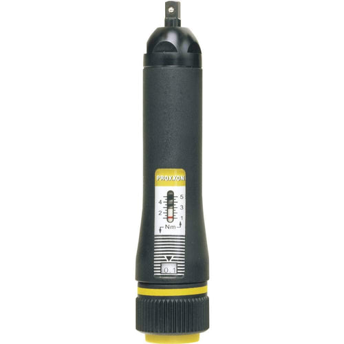Proxxon 23347 MicroClick-Drehmomentschrauber MC5 1–5 Nm mit Kunststoffkoffer, Schwarz