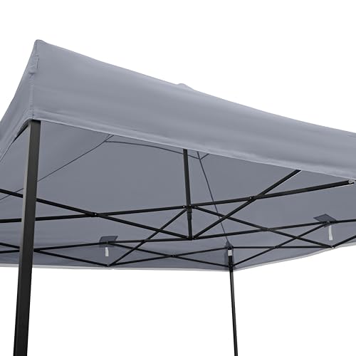 All Seasons Gazebos 3x3m vollständig wasserdichtes Faltpavillon - Metallisch Grau