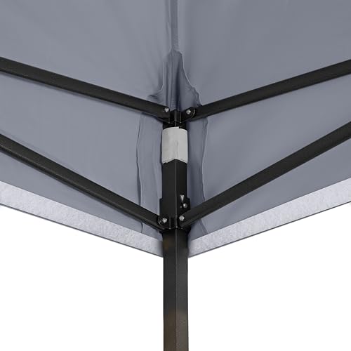 All Seasons Gazebos 3x3m vollständig wasserdichtes Faltpavillon - Metallisch Grau