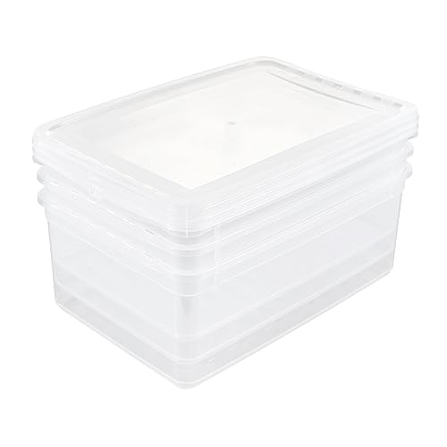 keeeper bea Aufbewahrungsboxen, 3er-Set, 3 x 11 l, Transparent