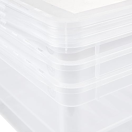 keeeper bea Aufbewahrungsboxen, 3er-Set, 3 x 11 l, Transparent