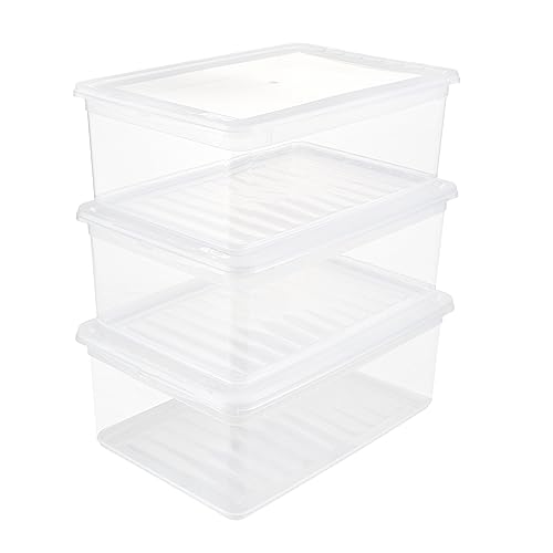 keeeper bea Aufbewahrungsboxen, 3er-Set, 3 x 11 l, Transparent