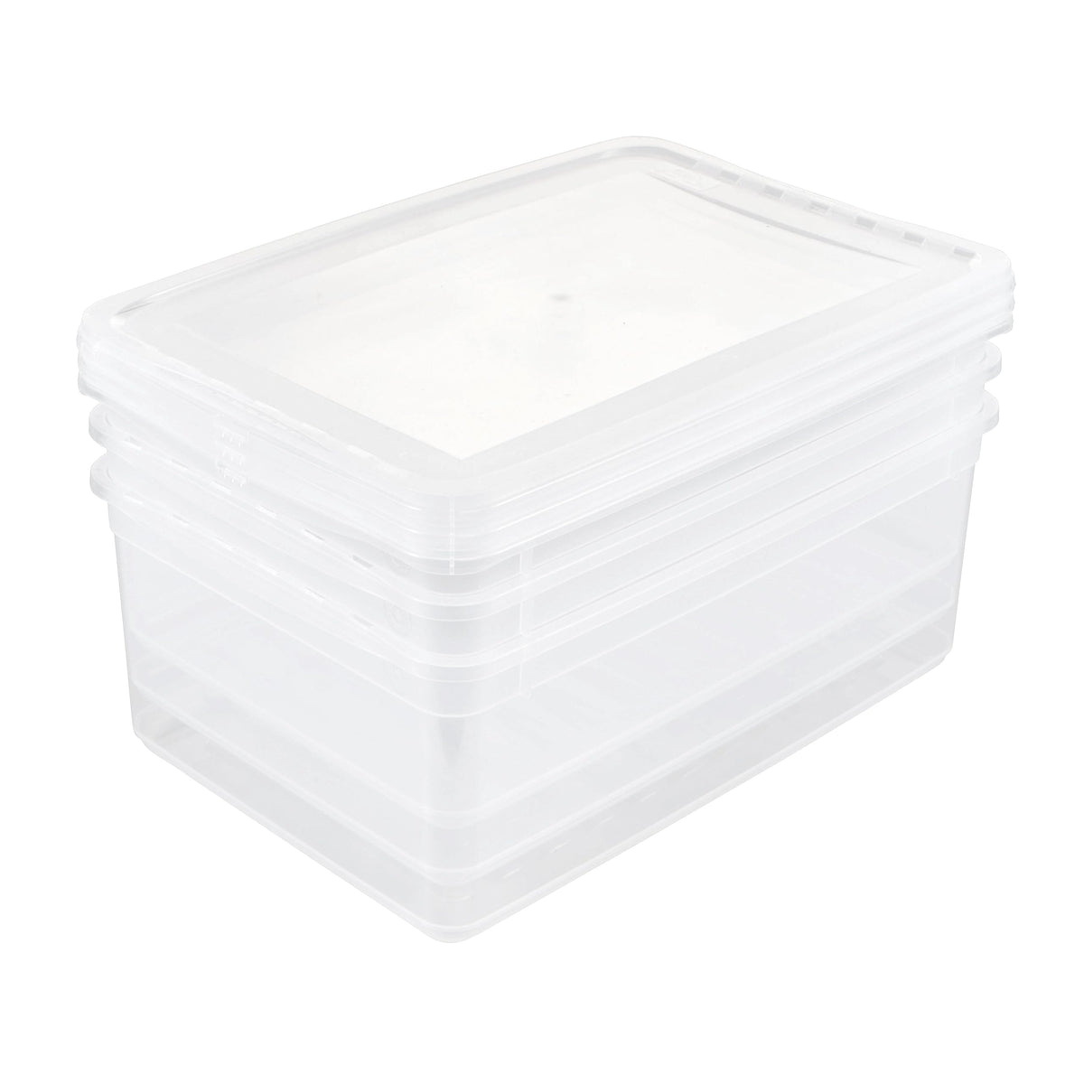 keeeper bea Aufbewahrungsboxen, 3er-Set, 3 x 11 l, Transparent