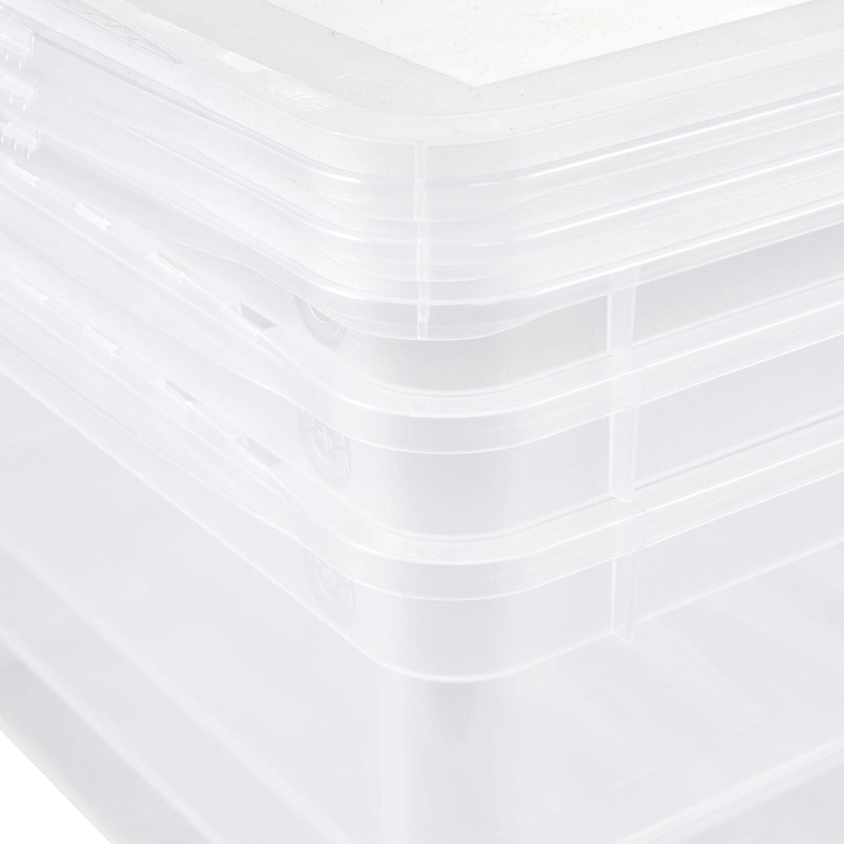 keeeper bea Aufbewahrungsboxen, 3er-Set, 3 x 11 l, Transparent