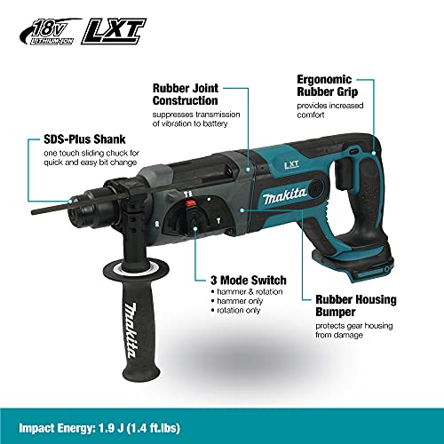 Makita DHR241Z Akku-Bohrhammer, 18 V