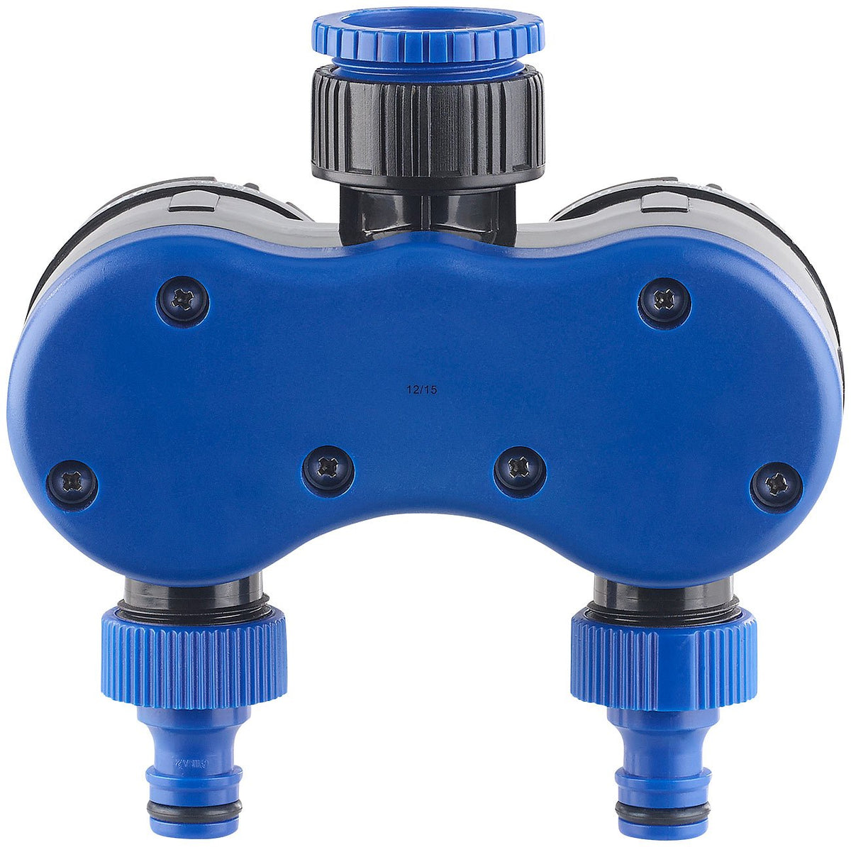 Royal Gardineer Wasser Timer: 2-Fach-Wasserverteiler mit mechanischer Bewässerungsuhr, bis 120 Min. (Wasser Timer Garten, Bewässerungsuhr, Automat)