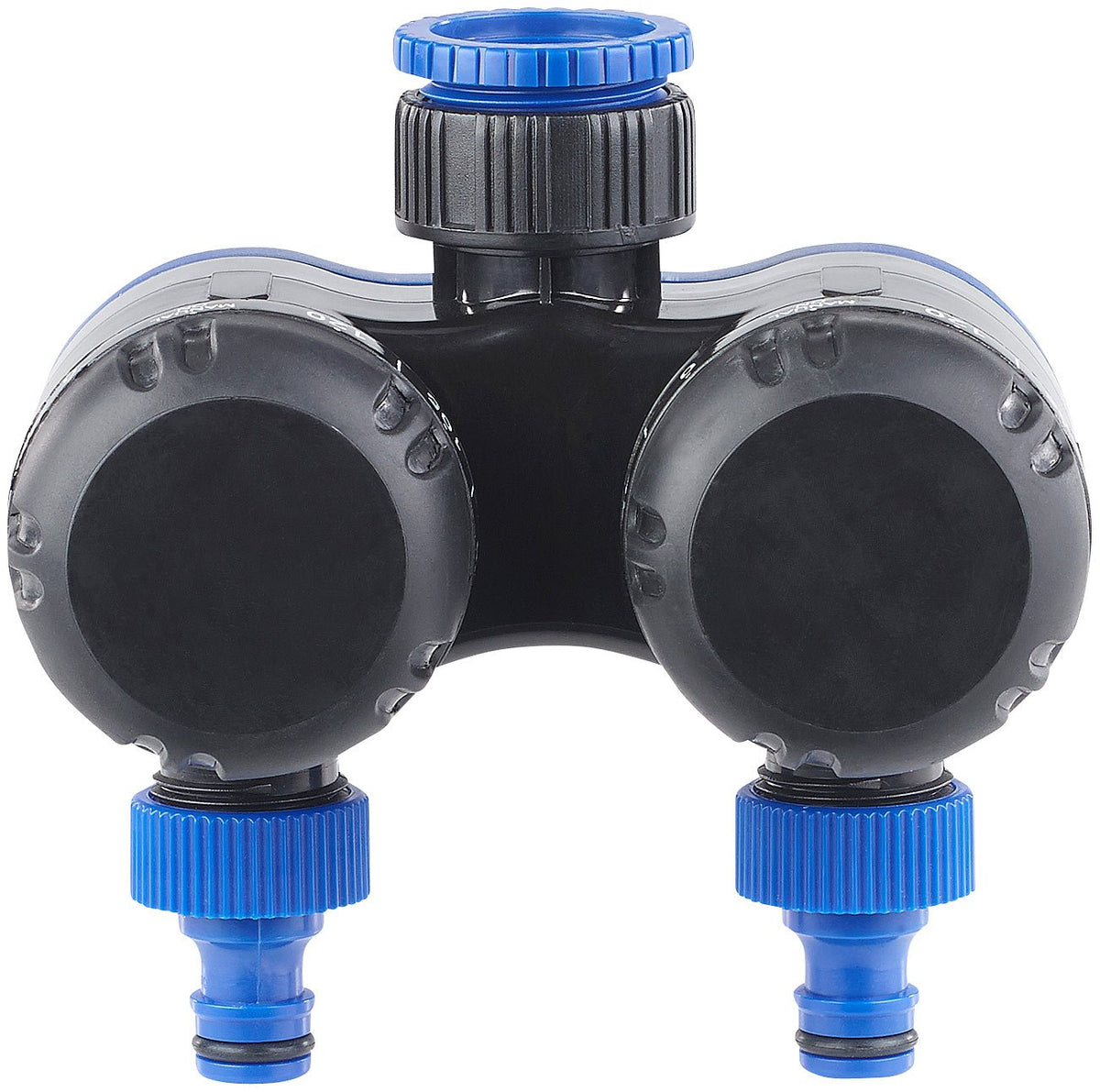 Royal Gardineer Wasser Timer: 2-Fach-Wasserverteiler mit mechanischer Bewässerungsuhr, bis 120 Min. (Wasser Timer Garten, Bewässerungsuhr, Automat)