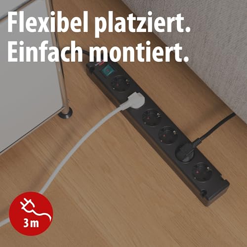 Brennenstuhl Bremounta Steckdosenleiste 6-Fach mit Schalter