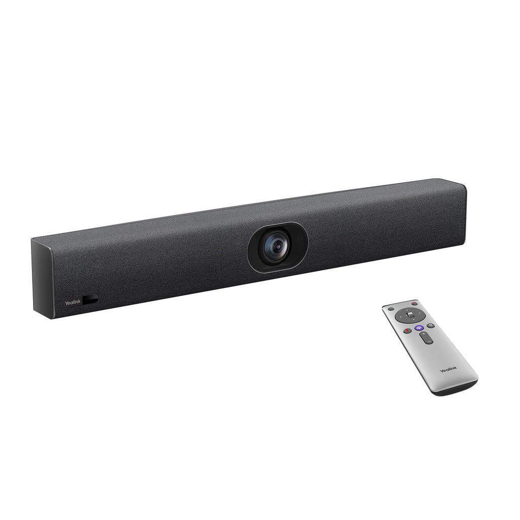 Yealink UVC40 E2 4K USB Video Conference Camera Teams Zoom Kompatibilität 120° Webcam Auto Framing Speaker Tracking mit 8 Mikrofonen All-in-one Audio- und Videokonferenzsystem für Konferenzräume