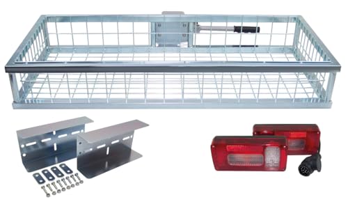 Berger + Schröter 31144 Heckträger mit Schnellkupplung - für Transporte, Verzinkt