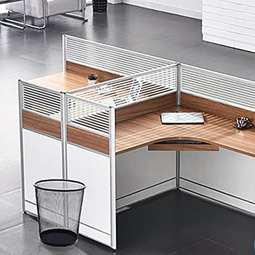 Tebery 4 Stück Papierkorb aus Drahtgeflecht, 12L Metall Mülleimer, Büro Abfalleimer, Papiereimer, für Küche, Heimbüro, Schlafsaal, Schwarz