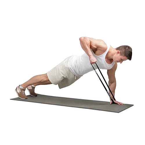 Panathletic Fitnessbänder, 5er Set – 5 Verschiedene Stärken, Übungsanleitung, E-Book, Tragebeutel – 5X Fitnessband, Gymnastikband, Widerstandsband