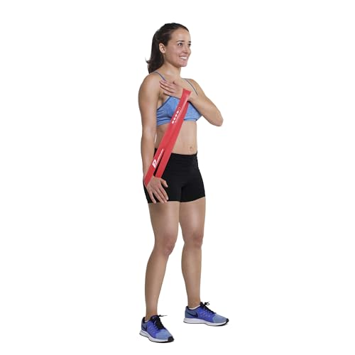 Panathletic Fitnessbänder, 5er Set – 5 Verschiedene Stärken, Übungsanleitung, E-Book, Tragebeutel – 5X Fitnessband, Gymnastikband, Widerstandsband