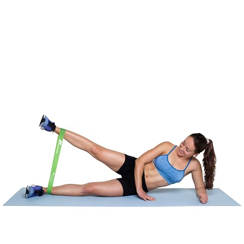 Panathletic Fitnessbänder, 5er Set – 5 Verschiedene Stärken, Übungsanleitung, E-Book, Tragebeutel – 5X Fitnessband, Gymnastikband, Widerstandsband