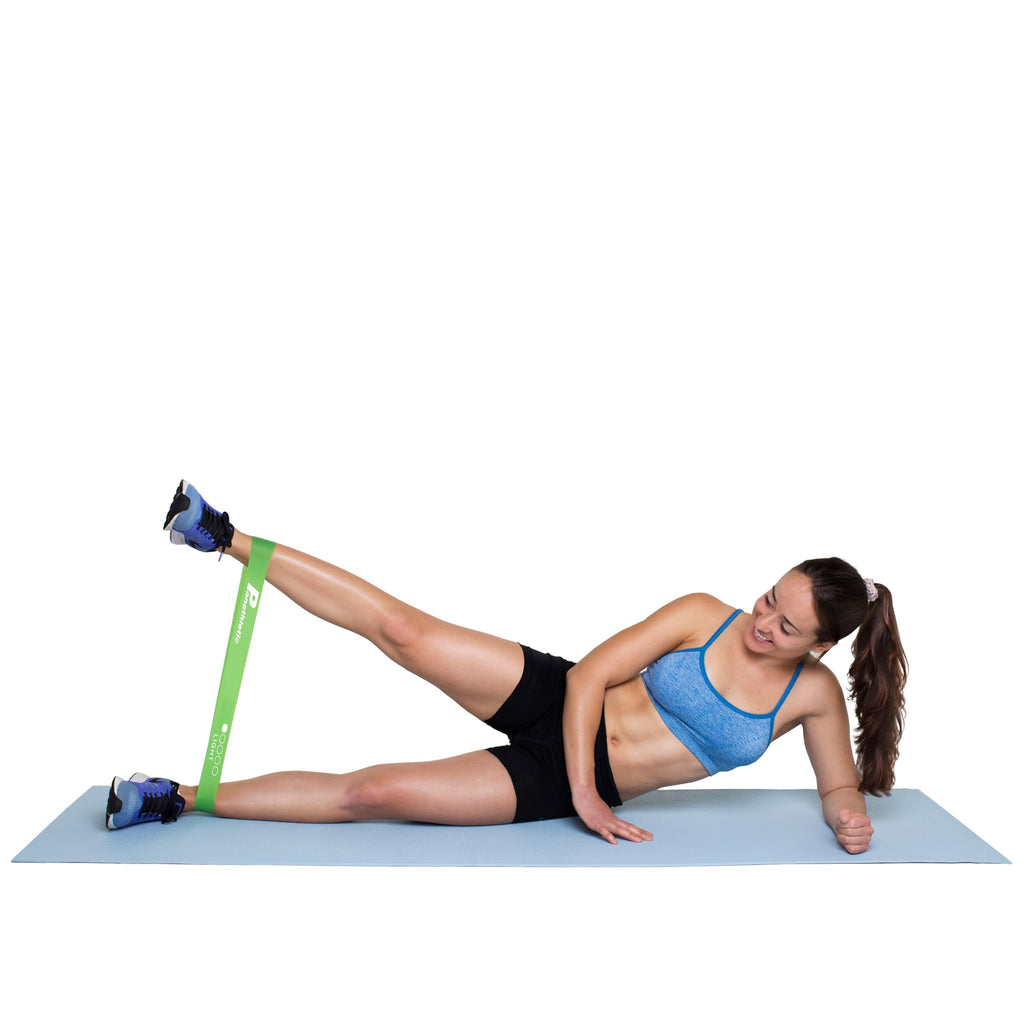 Panathletic Fitnessbänder, 5er Set – 5 Verschiedene Stärken, Übungsanleitung, E-Book, Tragebeutel – 5X Fitnessband, Gymnastikband, Widerstandsband
