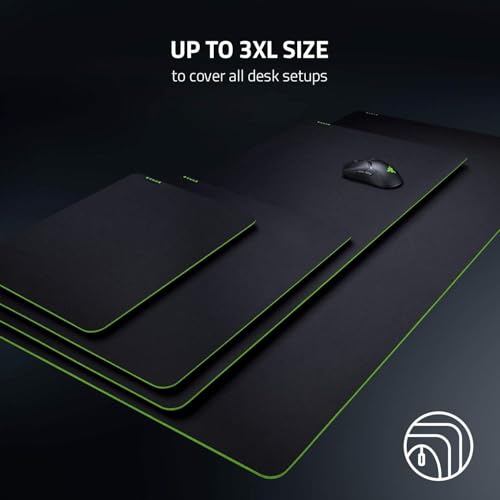 Razer Gigantus V2 Medium - Weiches Gaming-Mauspad für schnelle Spielstile und optimale Kontrolle (360 x 275 x 3mm, Texturierter Stoff aus Mikrogewebe, Rutschfestes Gummi) Schwarz