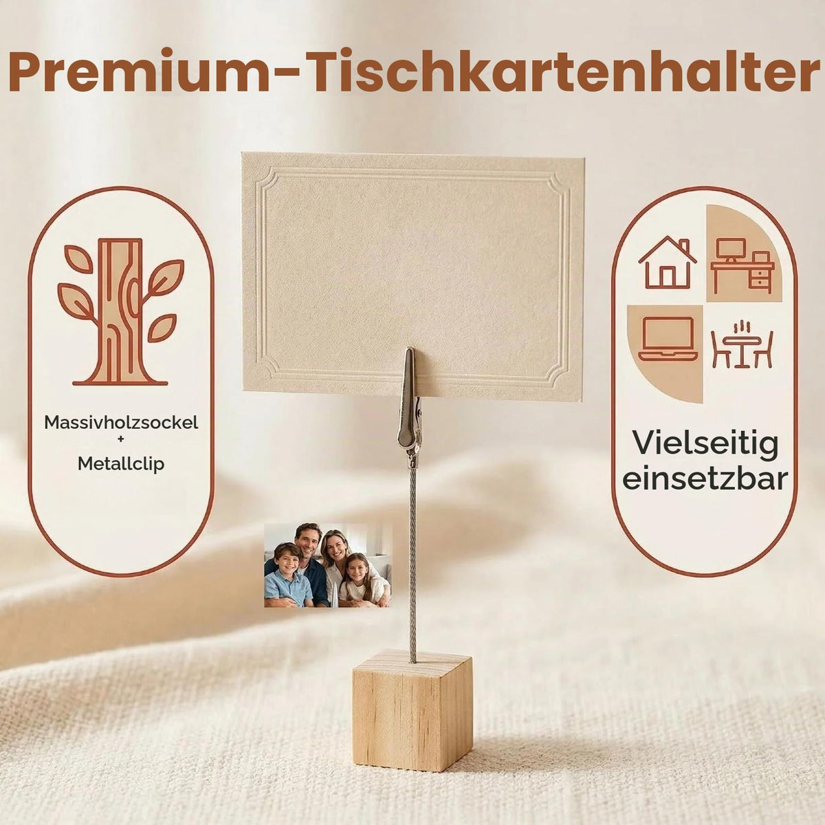 10 Stück Fotohalter Holz Mit Klammern,Memo Clip Halter,Memo Clip Halter Ständer,Holz Fotoständer Postkartenhalter,Fotoständer Mit Klammern,Fotoaufsteller,Für Hausdekoration, Büro, Party, Hochzeits