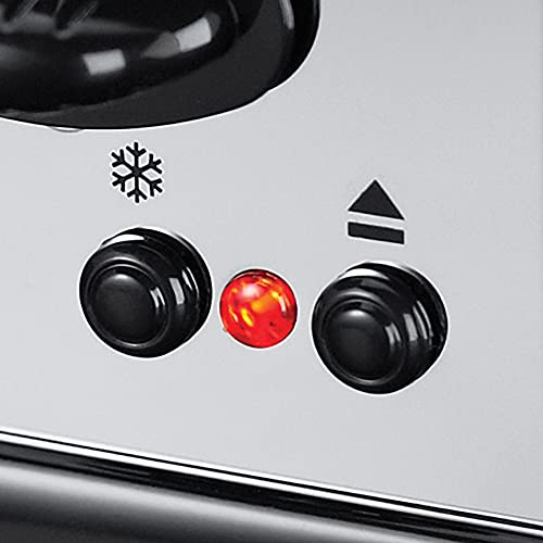 Russell Hobbs Colours+ Toaster, Rot, Langschlitz, Edelstahl, 21391-56