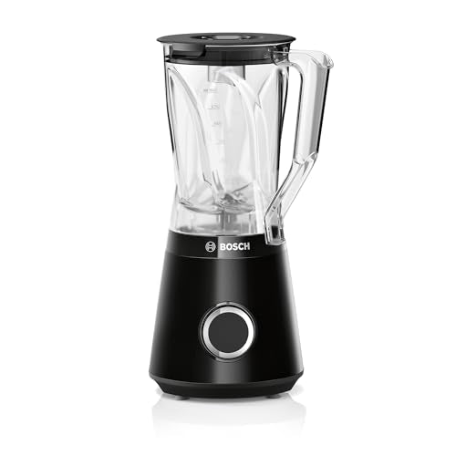 Bosch Standmixer Smoothie Maker, 30.000 U/min, 1200 W, Edelstahl-Klingen, 1,5l Kunststoff-Mixbehälter (Tritan), spülmaschinenfeste Teile, Made in Europe, VitaPower Serie 4 MMB6141B