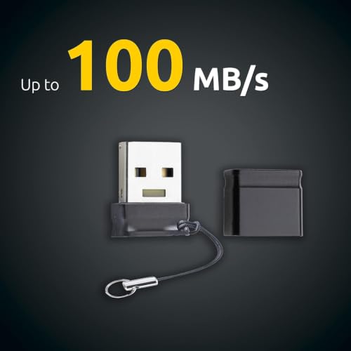 Intenso Slim Line, 64 GB USB-Stick, USB 3.2 Gen 1x1, schwarz