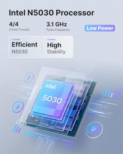 NiPoGi AK1PLUS Mini PC Ιntel N5030 (bis zu 3,1GHz) 12GB RAM+256GB SSD