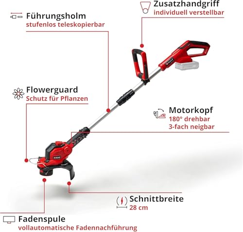 Einhell Akku-Rasentrimmer GE-CT 18/28 Li-Solo
