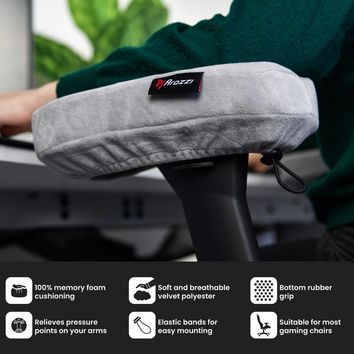 Armrest Pads (Grey)
