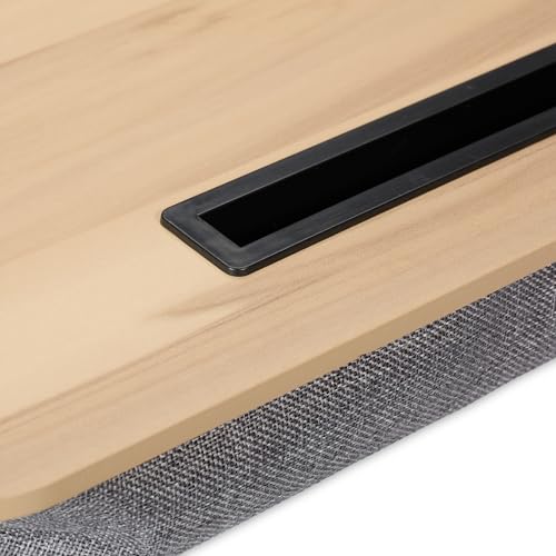 Relaxdays Laptopkissen mit Handyhalter, BxT: 46 x 35 cm, Laptopunterlage für Bett & Sofa, Laptop Knietablett, Farbwahl