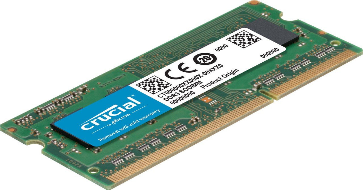 Crucial 16GB Kit (8GBx2) DDR3 1866 MT/s (PC3-14900) SODIMM 204-Pin - CT2K102464BF186D