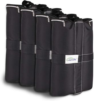 Goutime 4er Set robuste Sandsäcke, Gewichtsbeutel für Pop-Up Zelte