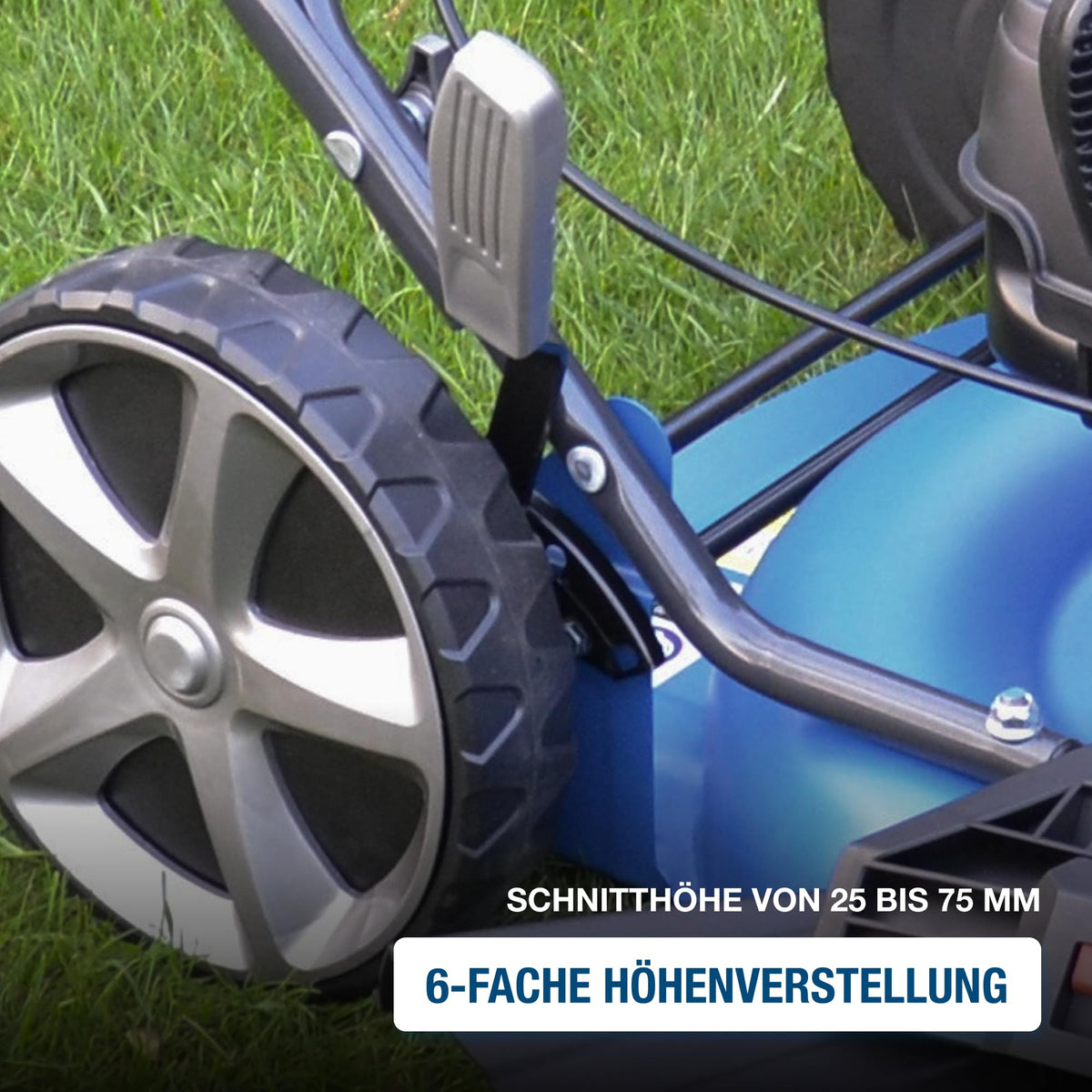 HYUNDAI Rasenmäher LM5103G M (Mulchmäher mit 51cm Schnittbreite, kraftvoller 2.9kW / 3.9PS Hyundai Motor, Mulcher)