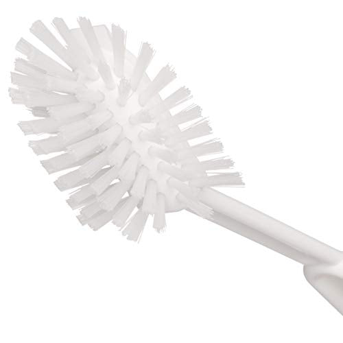 Redecker Spülbürste mit Nylonfasern robust für hartnäckigen Schmutz, Kunststoff, Weiß