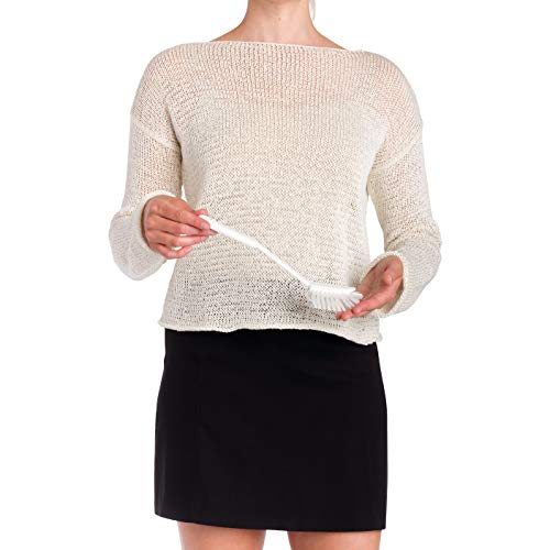 Redecker Spülbürste mit Nylonfasern robust für hartnäckigen Schmutz, Kunststoff, Weiß
