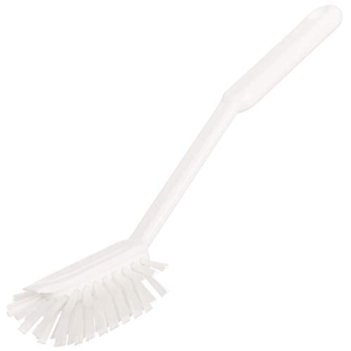Redecker Spülbürste mit Nylonfasern robust für hartnäckigen Schmutz, Kunststoff, Weiß
