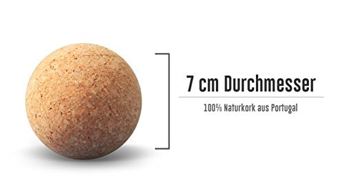Faszienball Set 7 cm mit Faszien-Buch - Dein nachhaltiger Massageball