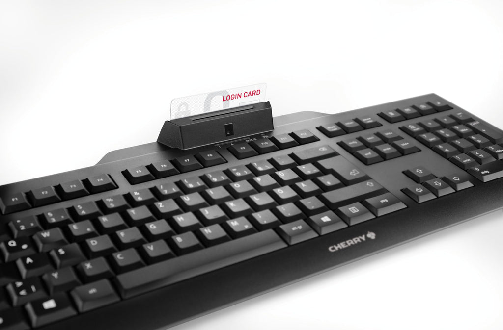 CHERRY KC 1000 SC, Kabelgebundene Security-Tastatur, Deutsch QWERTZ, Weiß