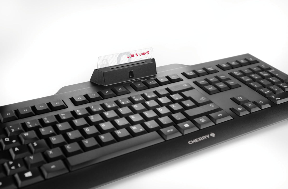 CHERRY KC 1000 SC, Kabelgebundene Security-Tastatur, Deutsch QWERTZ, Weiß