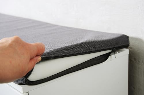 Kesper | Schuhschrank mit Sitzkissen, 103 x 48 x 30,5 cm, Weiß | 1591813