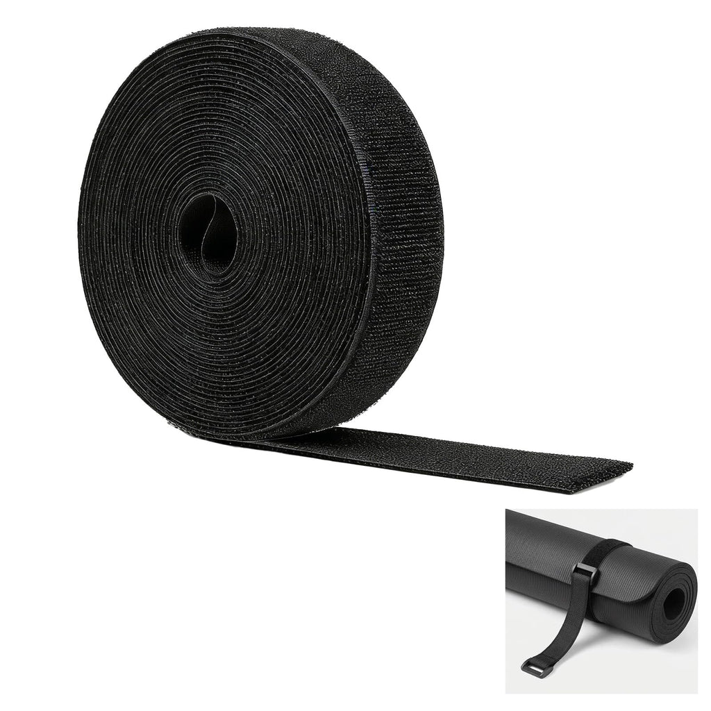 5m x 2cm Selbstklebendes Klettband für individuelle Anpassung, Klett Kabelbinder Wiederverschließbar, Klettverschluss für Kabelmanagement und kreative DIY-Projekte (2cm*5m)